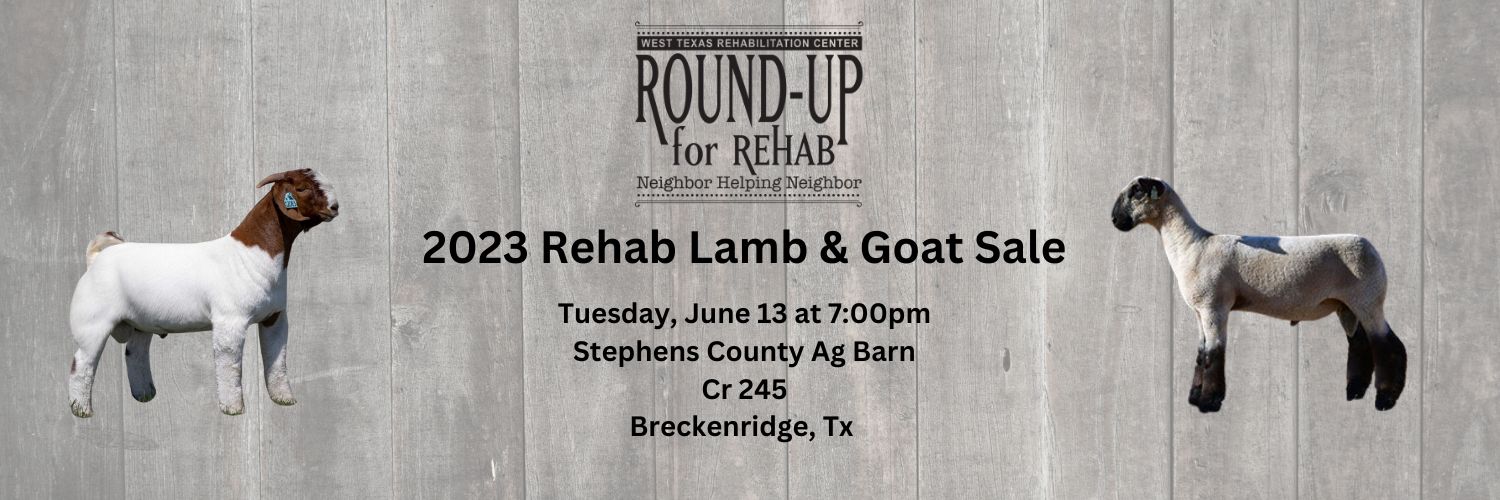 34th Annual Round-Up for Rehab Lamb & Goat Sale (2023)